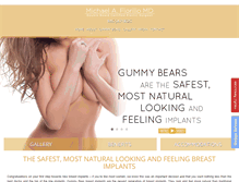 Tablet Screenshot of gummybearbreastimplantsnewyork.com